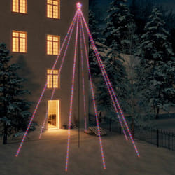 Luci per Albero di Natale Interni Esterni 1300 led Colorate 8 m Vidaxl 4229