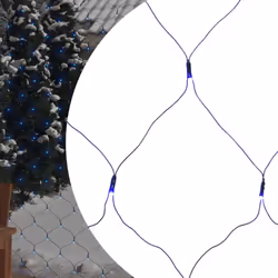 Decorate facilmente il vostro albero di Natale con questa rete di luci LED! È pensata per essere un vero colpo d'occhio, sopr ...