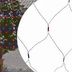 Decorate facilmente il vostro albero di Natale con questa rete di luci LED! È pensata per essere un vero colpo d'occhio, sopr ...