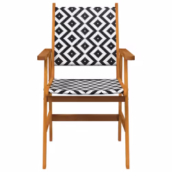 VidaXL 316249 sedia da esterno Terrazzo Legno di acacia, Rattan sintetico - Vista aggiuntiva 5