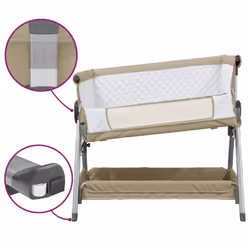 VidaXL 10291 lettino per bambini Grigio talpa Caldaie - Vista aggiuntiva 7