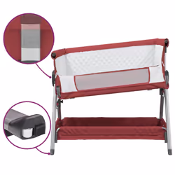 VidaXL 10293 lettino per bambini Rosso Caldaie - Vista aggiuntiva 7