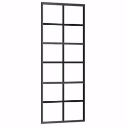 Porta Scorrevole in Vetro ESG e Alluminio 76x205 cm Neracod mxl 80241 - Vista aggiuntiva 2
