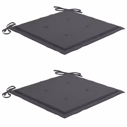 VidaXL 3073004 sedia da esterno Terrazzo Seduta imbottita Teak Antracite - Vista aggiuntiva 5