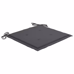 VidaXL 3073004 sedia da esterno Terrazzo Seduta imbottita Teak Antracite - Vista aggiuntiva 6
