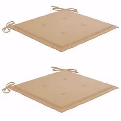 VidaXL 3073007 sedia da esterno Terrazzo Seduta imbottita Teak Beige - Vista aggiuntiva 5
