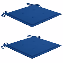 VidaXL 3073014 sedia da esterno Terrazzo Seduta imbottita Teak Blu - Vista aggiuntiva 5