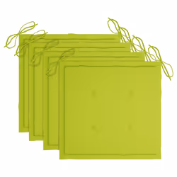 VidaXL 3073015 sedia da esterno Terrazzo Seduta imbottita Teak Verde - Vista aggiuntiva 5