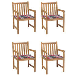 VidaXL 3073017 sedia da esterno Terrazzo Seduta imbottita Teak