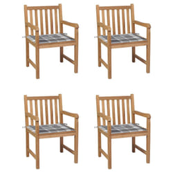 VidaXL 3073018 sedia da esterno Terrazzo Seduta imbottita Teak