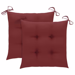 VidaXL 3073028 sedia da esterno Terrazzo Seduta imbottita Teak Rosso - Vista aggiuntiva 8