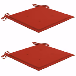 VidaXL 3073064 sedia da esterno Terrazzo Seduta imbottita Teak Rosso - Vista aggiuntiva 5