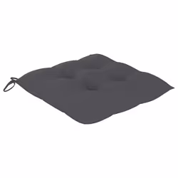 VidaXL 3073073 sedia da esterno Terrazzo Seduta imbottita Teak Antracite - Vista aggiuntiva 8