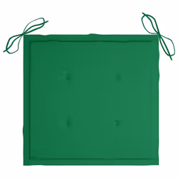VidaXL 3073093 sedia da esterno Terrazzo Seduta imbottita Teak Verde - Vista aggiuntiva 8