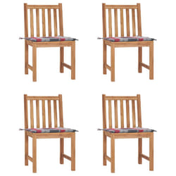 VidaXL 3073101 sedia da esterno Terrazzo Seduta imbottita Teak