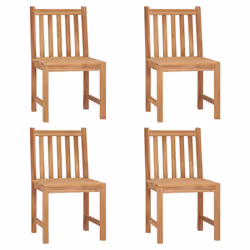 VidaXL 3073102 sedia da esterno Terrazzo Seduta imbottita Teak