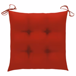 VidaXL 3073109 sedia da esterno Terrazzo Seduta imbottita Teak Rosso - Vista aggiuntiva 8