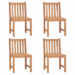 VidaXL 3073115 sedia da esterno Terrazzo Seduta imbottita Teak Antracite