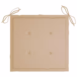 VidaXL 3073118 sedia da esterno Terrazzo Seduta imbottita Teak Beige - Vista aggiuntiva 8