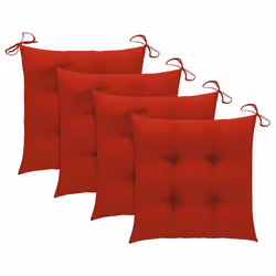 VidaXL 3073136 sedia da esterno Terrazzo Seduta imbottita Teak Rosso - Vista aggiuntiva 6