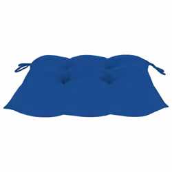 VidaXL 3073140 sedia da esterno Terrazzo Seduta imbottita Teak Blu - Vista aggiuntiva 8