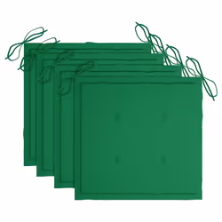 VidaXL 3073147 sedia da esterno Terrazzo Seduta imbottita Teak Verde - Vista aggiuntiva 8