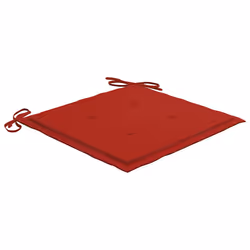 VidaXL 3073148 sedia da esterno Terrazzo Seduta imbottita Teak Rosso - Vista aggiuntiva 7