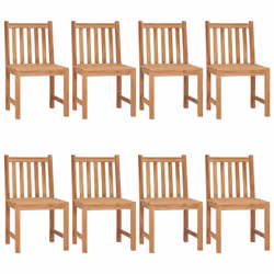 VidaXL 3073160 sedia da esterno Terrazzo Seduta imbottita Teak Beige