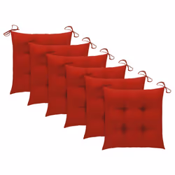VidaXL 3073163 sedia da esterno Terrazzo Seduta imbottita Teak Rosso - Vista aggiuntiva 6