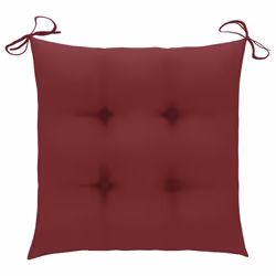 VidaXL 3073166 sedia da esterno Terrazzo Seduta imbottita Teak Rosso - Vista aggiuntiva 8