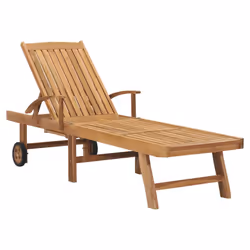 VidaXL 3073169, Salone, Acciaio galvanizzato, Teak, 1950 mm, 595 mm, 51,5 cm, 35 cm