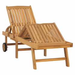VidaXL 3073169 sedia da esterno Salone Acciaio galvanizzato, Teak