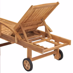 VidaXL 3073169 sedia da esterno Salone Acciaio galvanizzato, Teak - Vista aggiuntiva 8
