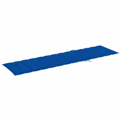 VidaXL 3073181 sedia da esterno Salone Seduta imbottita Acciaio galvanizzato, Teak Blu - Vista aggiuntiva 8