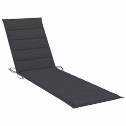 VidaXL 3073186 sedia da esterno Salone Seduta imbottita Acciaio galvanizzato, Teak Antracite - Vista aggiuntiva 7