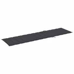 VidaXL 3073186 sedia da esterno Salone Seduta imbottita Acciaio galvanizzato, Teak Antracite - Vista aggiuntiva 8
