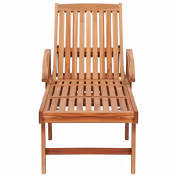 VidaXL 3073188 sedia da esterno Salone Seduta imbottita Acciaio galvanizzato, Teak Crema - Vista aggiuntiva 5