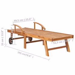 VidaXL 3073189 sedia da esterno Salone Seduta imbottita Acciaio galvanizzato, Teak Beige - Vista aggiuntiva 7
