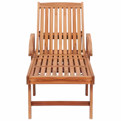 VidaXL 3073194 sedia da esterno Salone Seduta imbottita Acciaio galvanizzato, Teak Grigio talpa - Vista aggiuntiva 5