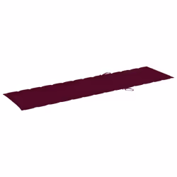 VidaXL 3073195 sedia da esterno Salone Seduta imbottita Acciaio galvanizzato, Teak Rosso - Vista aggiuntiva 8