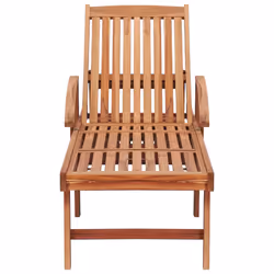 VidaXL 3073196 sedia da esterno Salone Seduta imbottita Acciaio galvanizzato, Teak Blu - Vista aggiuntiva 5