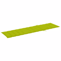 VidaXL 3073197 sedia da esterno Salone Seduta imbottita Acciaio galvanizzato, Teak Verde - Vista aggiuntiva 8