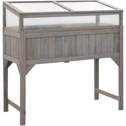 Vidaxl - Aiuola Rialzata con Copertura Serra 110x54x120cm Abete Massello