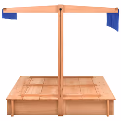 Sabbiera con Tetto in Legno di Abete 112x112x112 cmcod mxl 103085 - Vista aggiuntiva 3