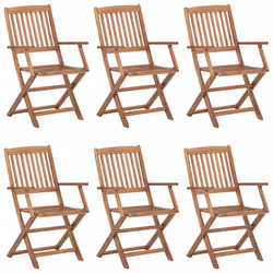 VidaXL 3074940 sedia da esterno Terrazzo Seduta imbottita Legno di acacia Antracite