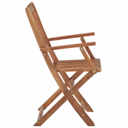 VidaXL 3074940 sedia da esterno Terrazzo Seduta imbottita Legno di acacia Antracite - Vista aggiuntiva 6