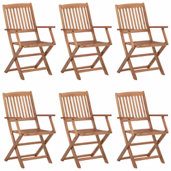 VidaXL 3074959 sedia da esterno Terrazzo Seduta imbottita Legno di acacia Blu