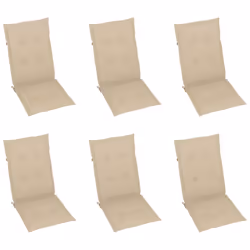 VidaXL 3075057 sedia da esterno Terrazzo Seduta imbottita Legno di acacia Beige - Vista aggiuntiva 6