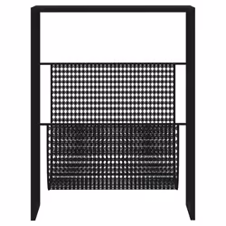 VidaXL 331668 portariviste Nero