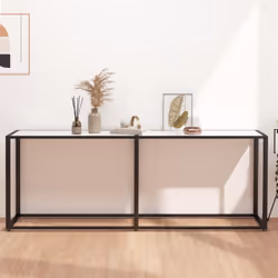 Questa consolle è perfetta per dare un aspetto semplice ed elegante al vostro spazio abitativo. Questo tavolino è realizzato  ...